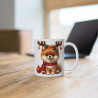 Mug  Chien Spitz Nain de Noël pour Enfant et Adulte – Design Festif