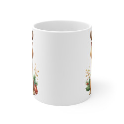 Mug  Chien Golden Retriever de Noël – Cadeau Festif pour Enfant et Adulte