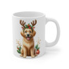 Mug  Chien Golden Retriever de Noël – Cadeau Festif pour Enfant et Adulte