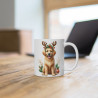Mug  Chien Golden Retriever de Noël – Cadeau Festif pour Enfant et Adulte
