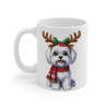 Mug Chien Bichon de Noël – Cadeau Festif pour Enfant et Adulte