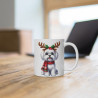 Mug Chien Bichon de Noël – Cadeau Festif pour Enfant et Adulte