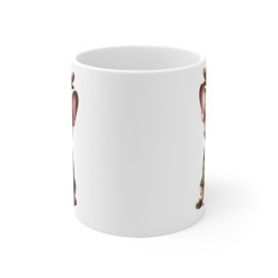 Mug  Chien Bouledogue Français de Noël – Tasse Festive en Céramique pour Enfant et Adulte