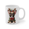 Mug  Chien Bouledogue Français de Noël – Tasse Festive en Céramique pour Enfant et Adulte