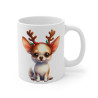 Mug Chien Chihuahua de Noël – Tasse Festive en Céramique pour Enfant et Adulte