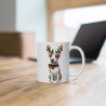 Mug Chien Bull Terrier de Noël – Tasse Festive en Céramique pour Enfant et Adulte