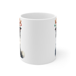 Mug Chien Border Collie de Noël – Tasse Festive en Céramique pour Enfant et Adulte