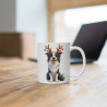 Mug Chien Border Collie de Noël – Tasse Festive en Céramique pour Enfant et Adulte