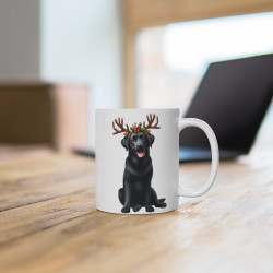 Mug Chien Labrador de Noël – Tasse Festive en Céramique pour Enfant et Adulte
