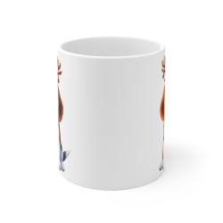Mug Chien Beagle de Noël – Tasse Festive en Céramique pour Enfant et Adulte