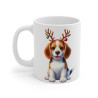Mug Chien Beagle de Noël – Tasse Festive en Céramique pour Enfant et Adulte