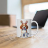 Mug Chien Beagle de Noël – Tasse Festive en Céramique pour Enfant et Adulte