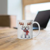 Mug Chien Bichon Frisé de Noël – Tasse Festive en Céramique pour Enfant et Adulte