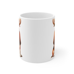 Mug Chien Basset Hound de Noël – Tasse Festive en Céramique pour Enfant et Adulte