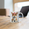 Mug Chien Shiba Inu de Noël – Tasse Festive en Céramique pour Enfant et Adulte
