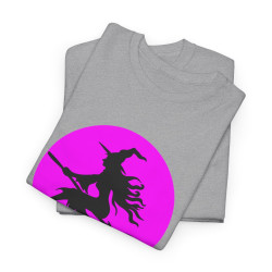 T-shirt Halloween Femme – Design Sorcière sur Balai