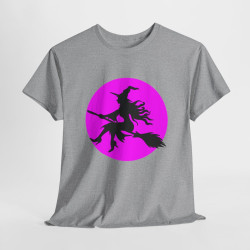 T-shirt Halloween Femme – Design Sorcière sur Balai