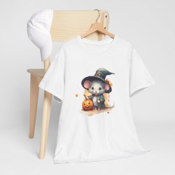 T-shirt Halloween Souris Sorcière – Pour Homme et Femme idée cadeau