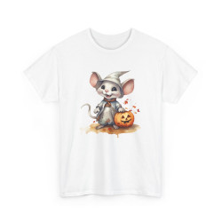 T-shirt Halloween avec Souris Sorcière – Pour Homme et Femme