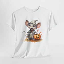 T-shirt Halloween avec Souris Sorcière – Pour Homme et Femme