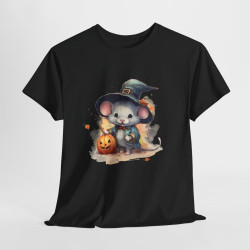 T-shirt Halloween Souris Sorcière – Pour Homme et Femme idée cadeau