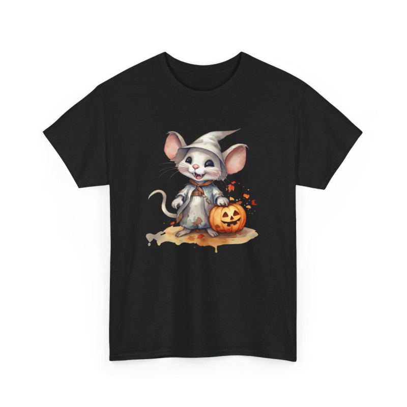 T-shirt Halloween avec Souris Sorcière – Pour Homme et Femme