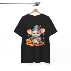 Tee shirt Halloween avec Souris Sorcière – Pour Homme et Femme T shirt