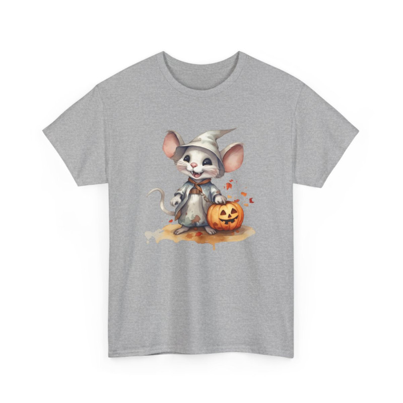 T-shirt Halloween avec Souris Sorcière – Pour Homme et Femme