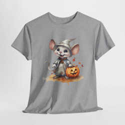 T-shirt Halloween avec Souris Sorcière – Pour Homme et Femme
