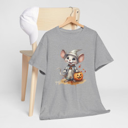 T-shirt Halloween avec Souris Sorcière – Pour Homme et Femme