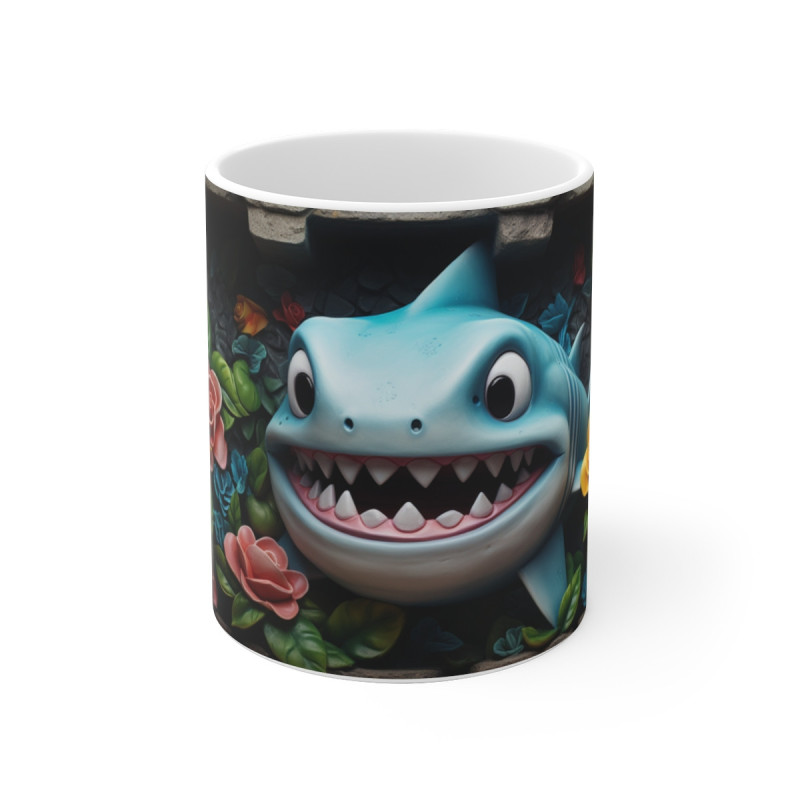 Mug Design Requin - Mug Fun Thème Requin - pour enfant et adulte