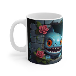 Mug Design Requin - Mug Fun Thème Requin - Cadeau Parfait pour les Amoureux des Requins