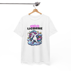 T shirt Femme 100% Licorne – Licorne qui Dab sur un Nuage