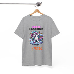 T shirt Femme 100% Licorne 0% Stress – Licorne qui Dab sur un Nuage