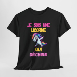 T shirt Femme Je Suis une Licorne Qui Déchire – Licorne qui Dab
