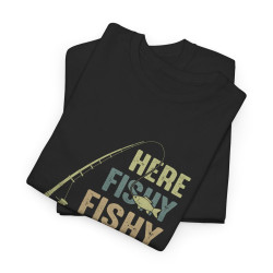 T-shirt Here Fishy Fishy Fishy – Pour Homme et Femme
