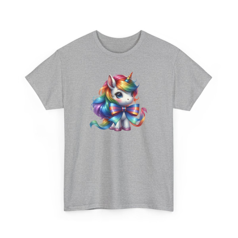 T-shirt Femme Licorne avec Ruban – Design Féminin et Magique