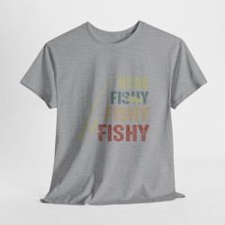 T-shirt Here Fishy Fishy Fishy – Pour Homme et Femme