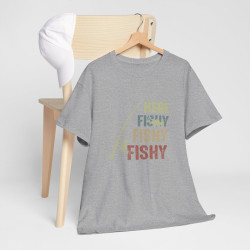 T-shirt Here Fishy Fishy Fishy – Pour Homme et Femme