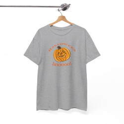T-shirt Halloween Boooo! avec Citrouille – Pour Homme et Femme
