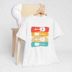 T-shirt Design Guitare – Passion Musicale pour Homme et Femme