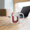 Mug de Noël avec Initiale "D" pour enfant et adulte