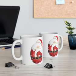 Mug de Noël avec Initiale "G" pour enfant et adulte