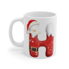 Mug de Noël avec Initiale "H" pour enfant et adulte