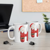 Mug de Noël avec Initiale "H" pour enfant et adulte