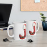 Mug de Noël avec Initiale "J" pour enfant et adulte