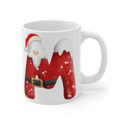 Mug de Noël avec Initiale "M" pour enfant et adulte