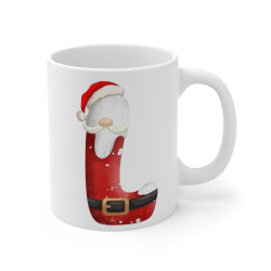 Mug de Noël avec Initiale "L" pour enfant et adulte