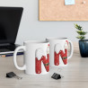 Mug de Noël avec Initiale "N" pour enfant et adulte