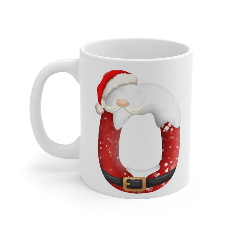 Mug de Noël avec Initiale "O" pour enfant et adulte